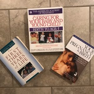 Bundle of 3 Pregnancy and childcare books